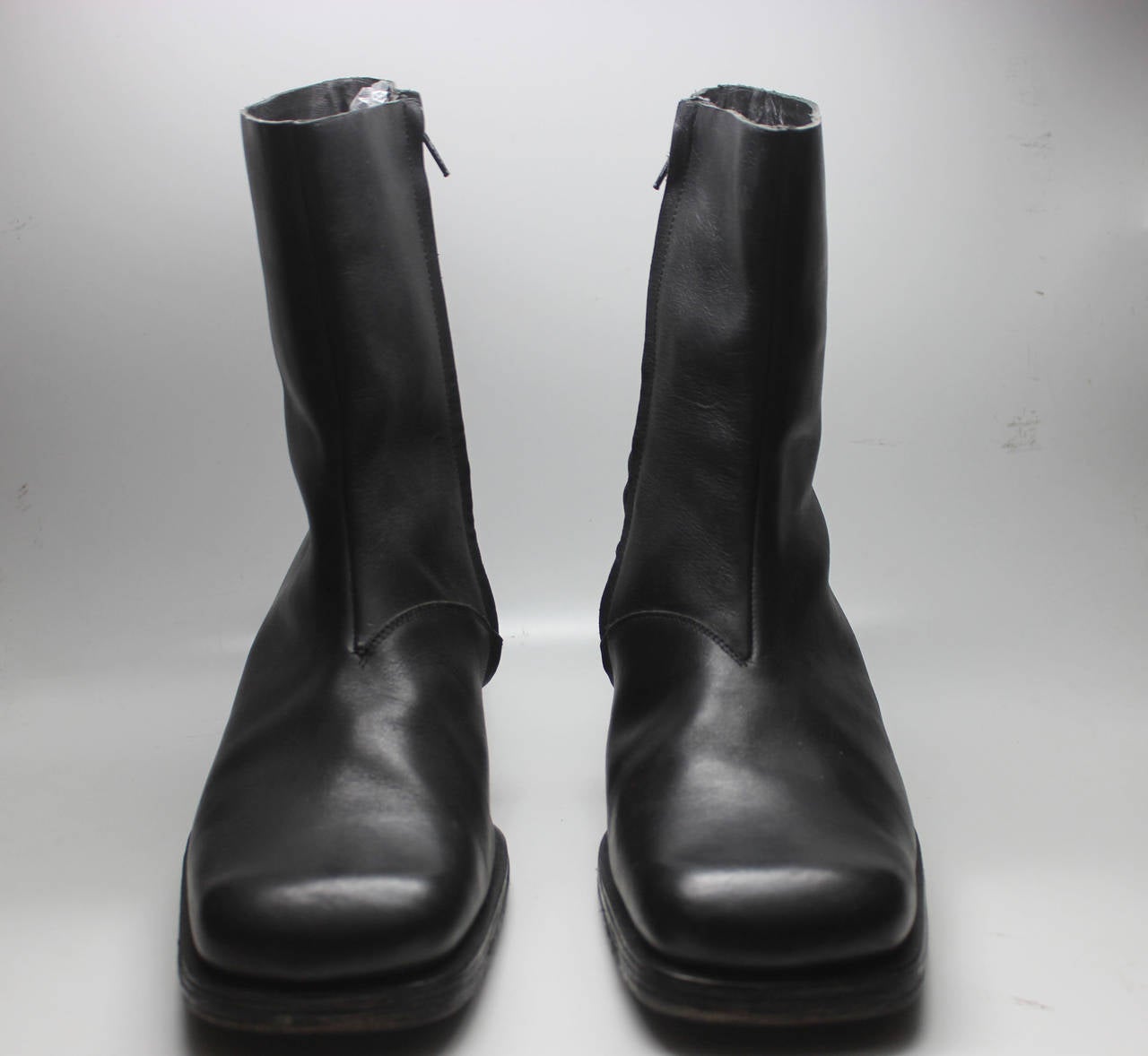 margiela square toe boots