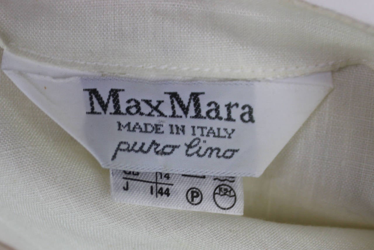Max Mara Lovely Linen Shift Dress 2