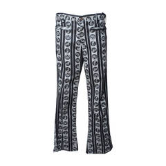 Vintage 1970s Horoscope Print Bell Bottoms