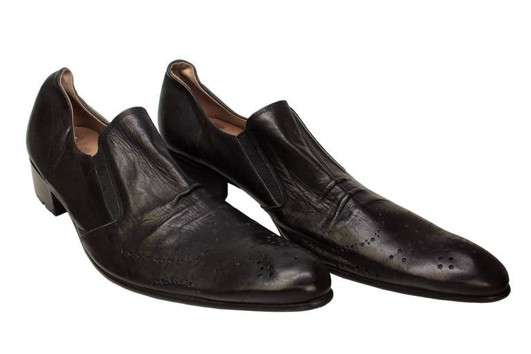 Yohji Yamamoto/ Hiromu Takahara Pour Homme Pointed Toe Shoes In Excellent Condition In New York, NY