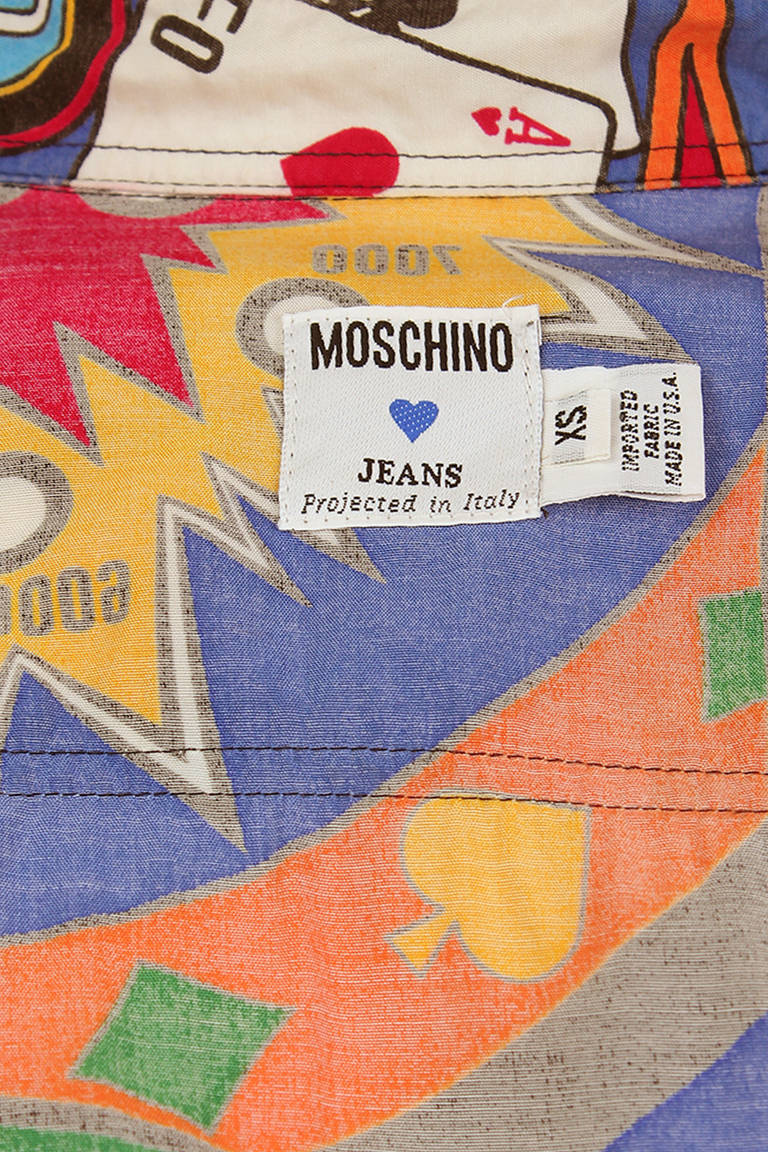 Moschino Pin Ball Western Shirt For Sale 1