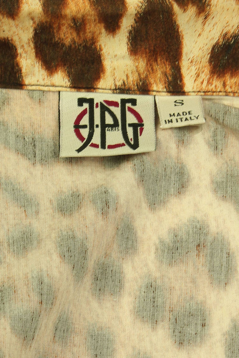 Jean Paul Gaultier Men's Cheetah Print Shirt at 1stdibs