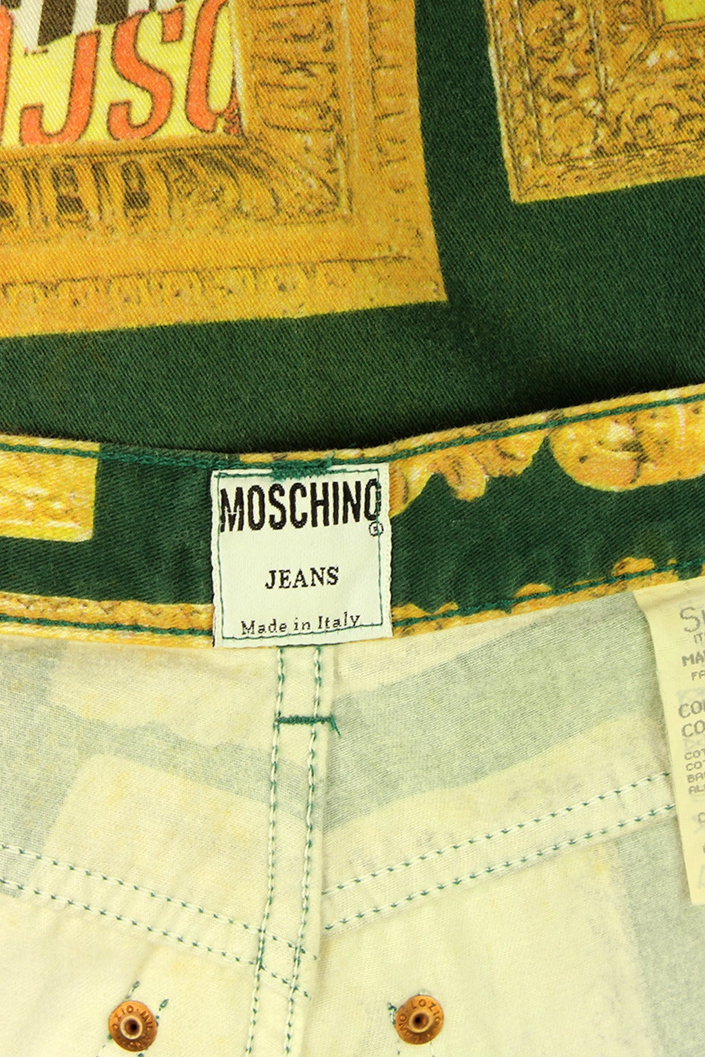 Moschino Arty Photo Print Jeans 4