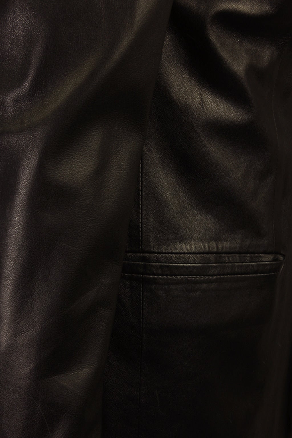 Men's Helmut Lang Mens Black Leather Blazer