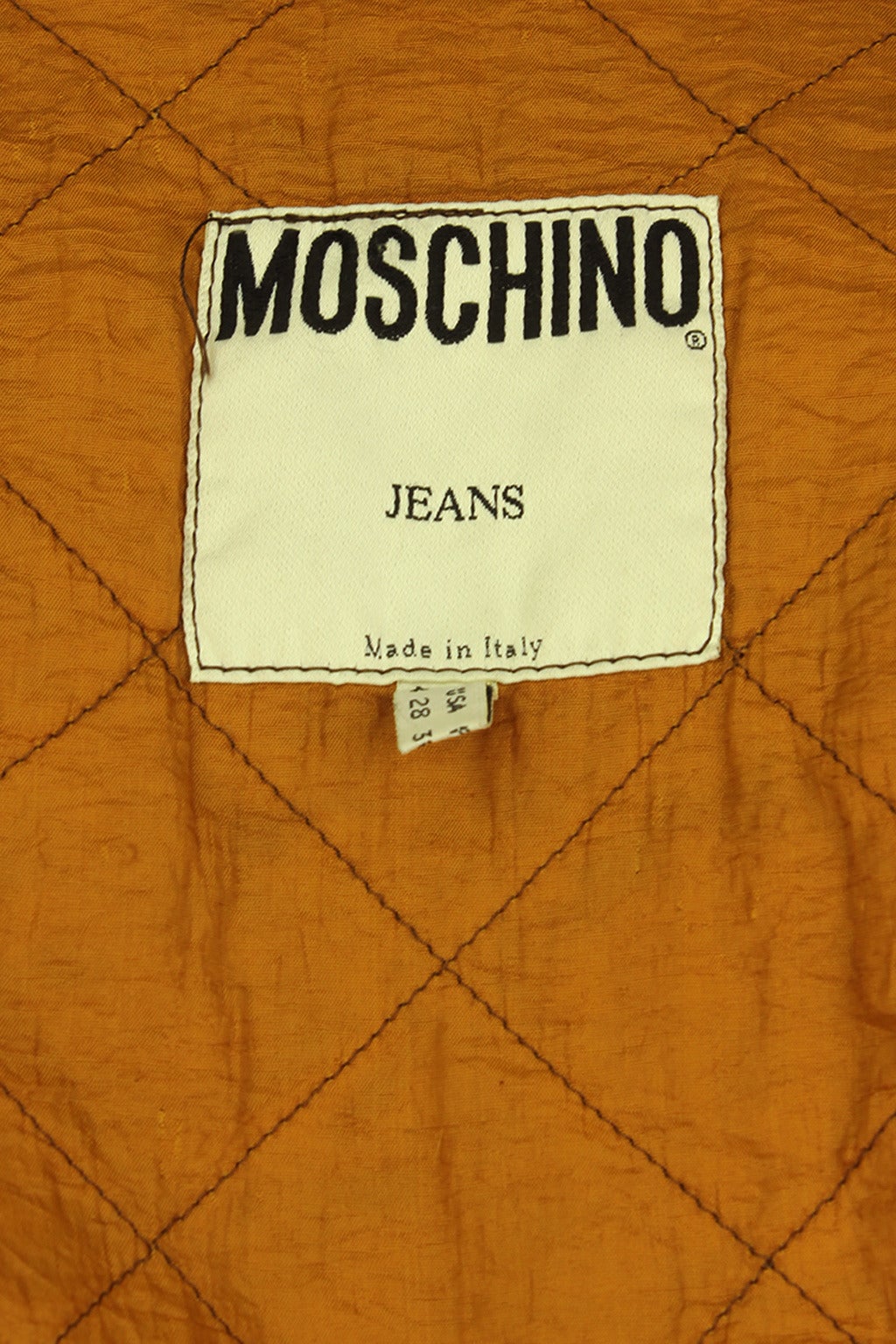 Moschino 1990s Mens Brown Denim Jacket 4