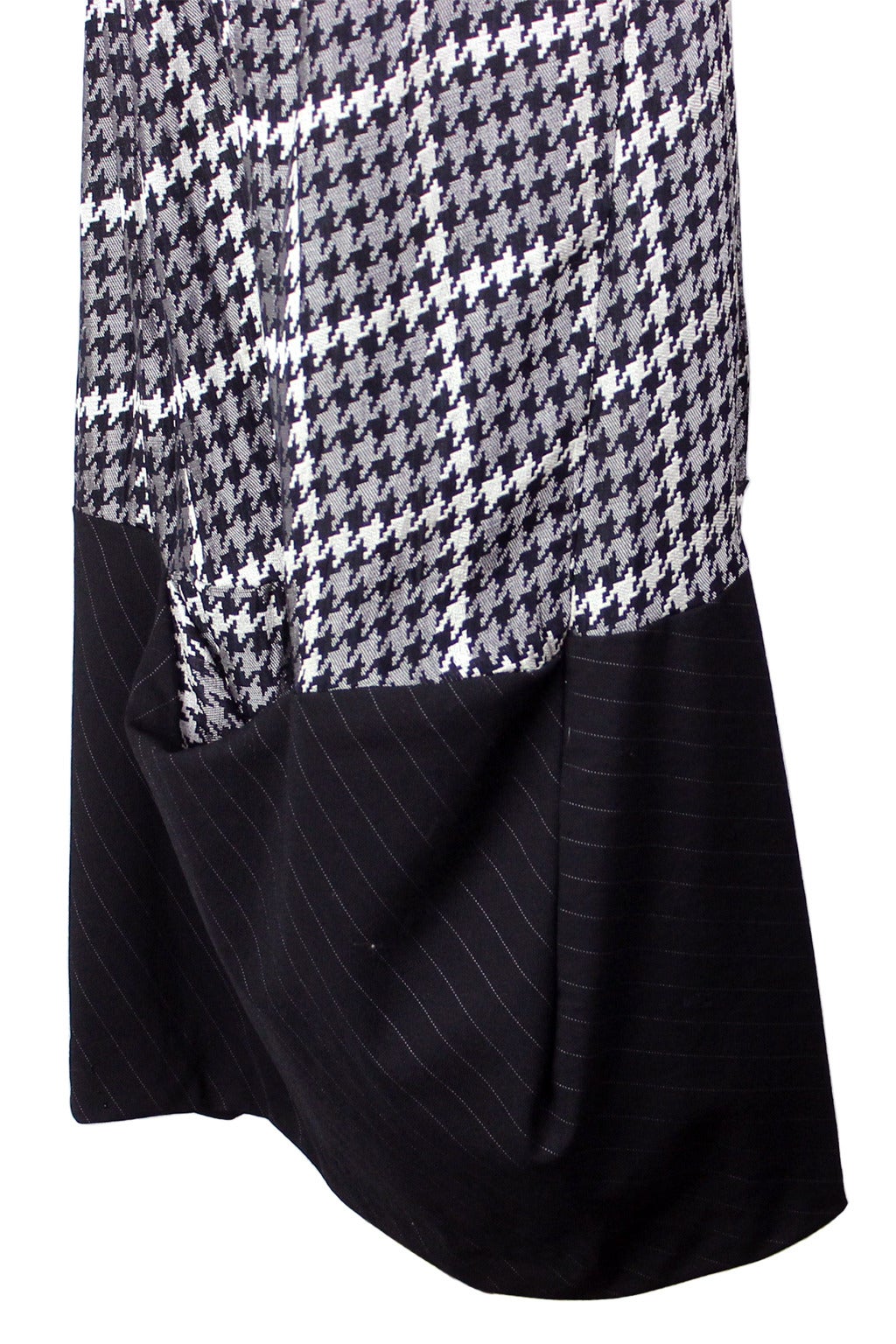Comme des Garcons Asymmetrical Houndstooth Dress 2