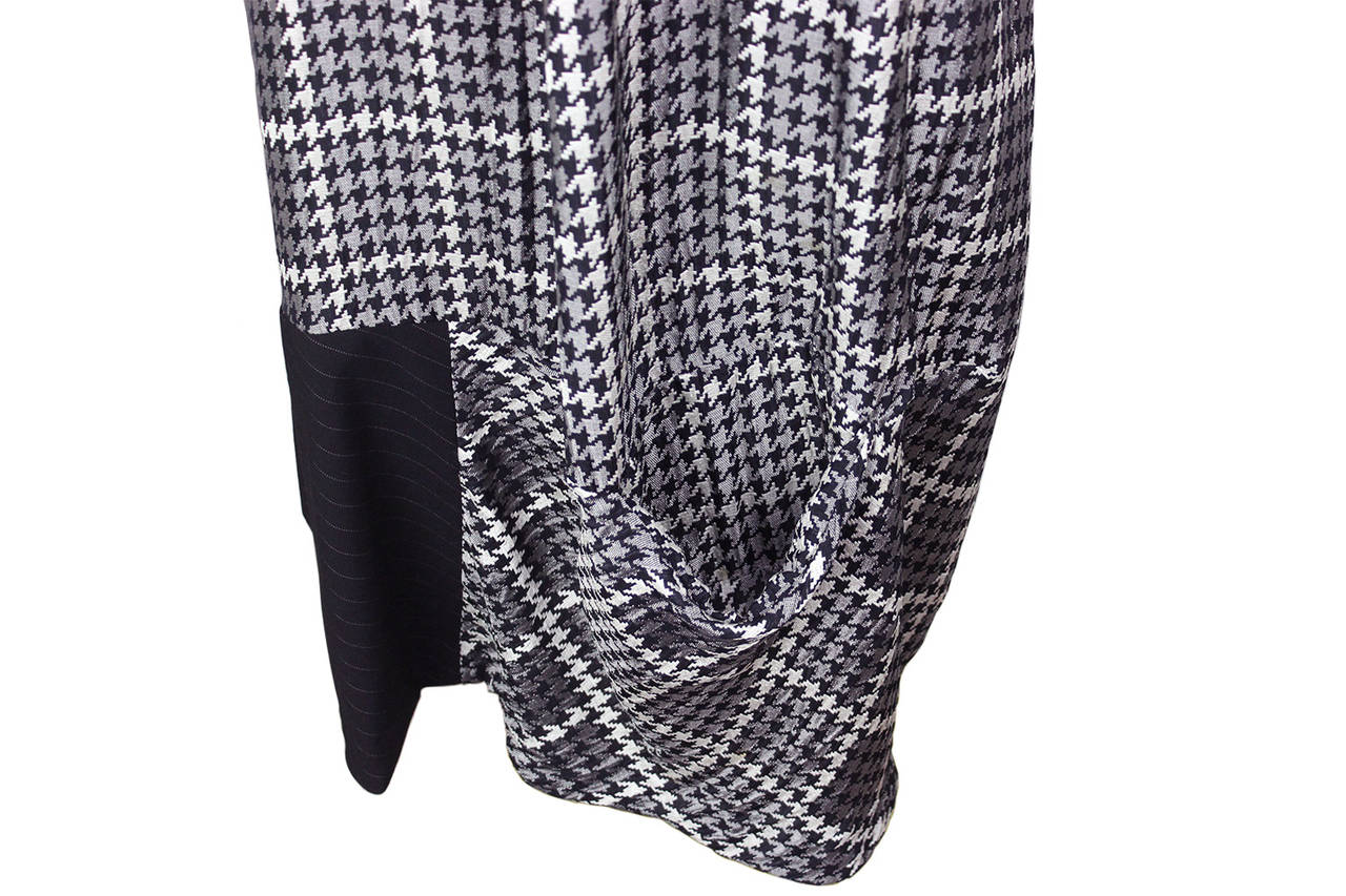 Comme des Garcons Asymmetrical Houndstooth Dress 1
