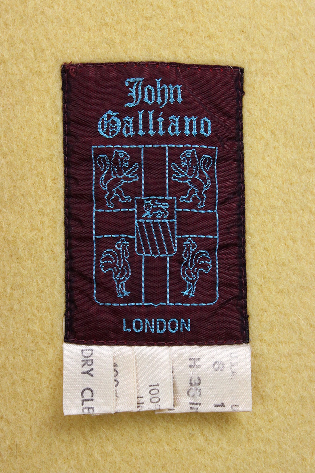 John Galliano 1980s Wool Cocoon Coat 2