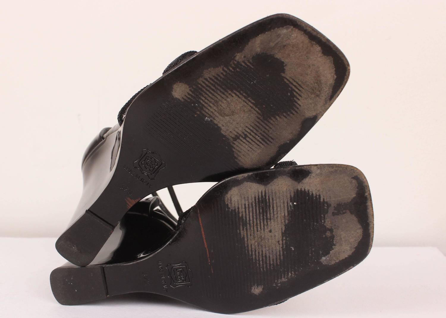 Gianni Versace Sexy Wedge Heels with Ankle Strap For Sale at 1stdibs