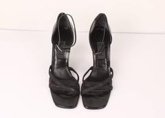 Gianni Versace Sexy Wedge Heels with Ankle Strap