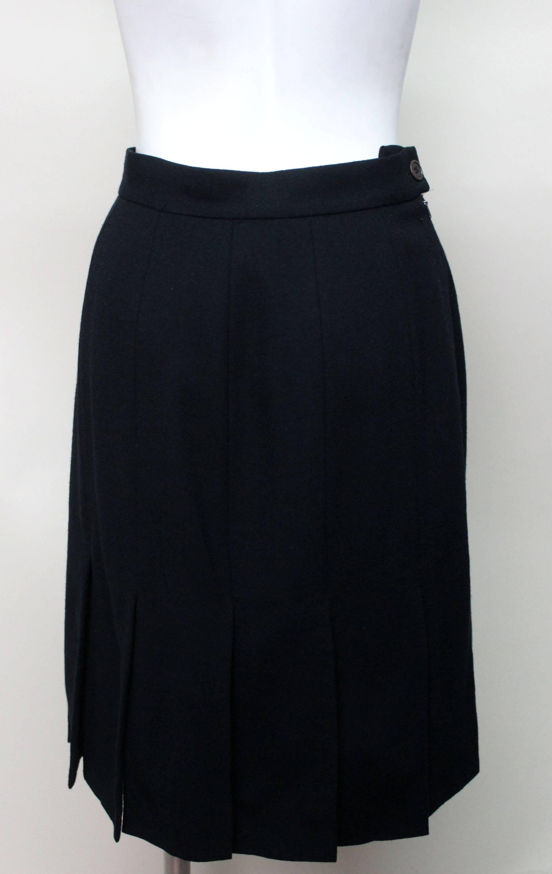 Lillie Rubin Car Wash Pleat Skirt In Excellent Condition In New York, NY
