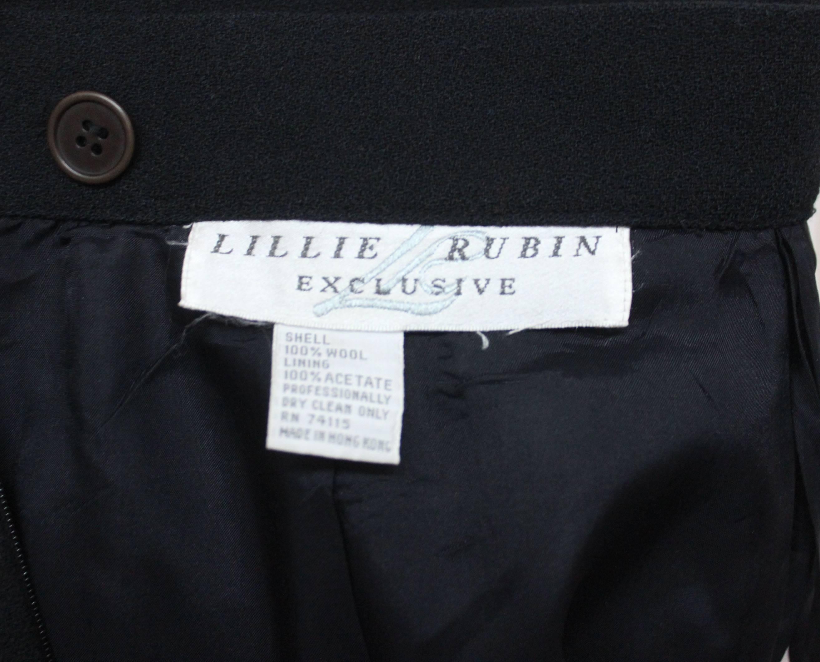Lillie Rubin Car Wash Pleat Skirt 1