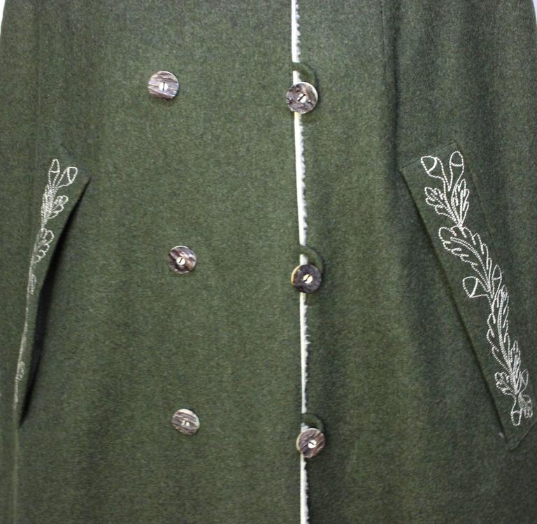 Vintage Tyrolean Hammerer of Austria Loden Cape at 1stDibs