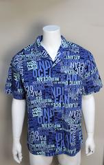 Mens Moschino Ocean Print Summer Shirt