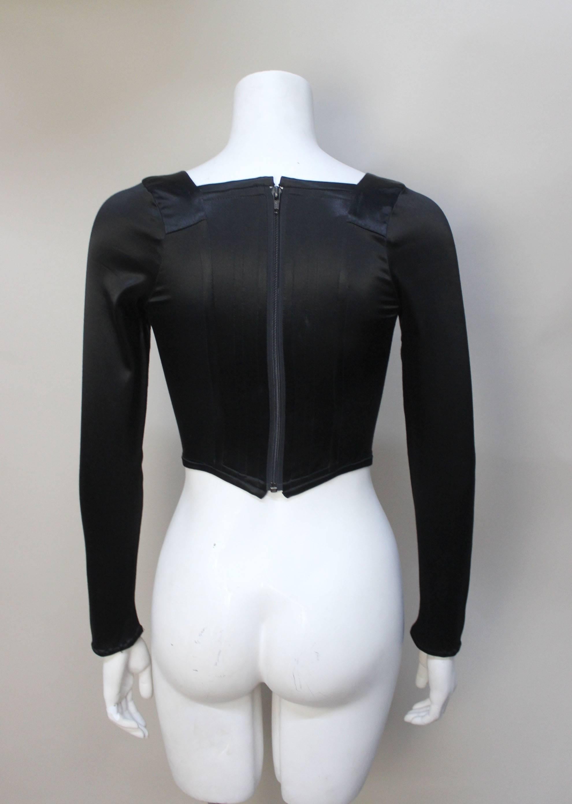 Vivienne Westwood Corseted top with Sleeves In Excellent Condition In New York, NY