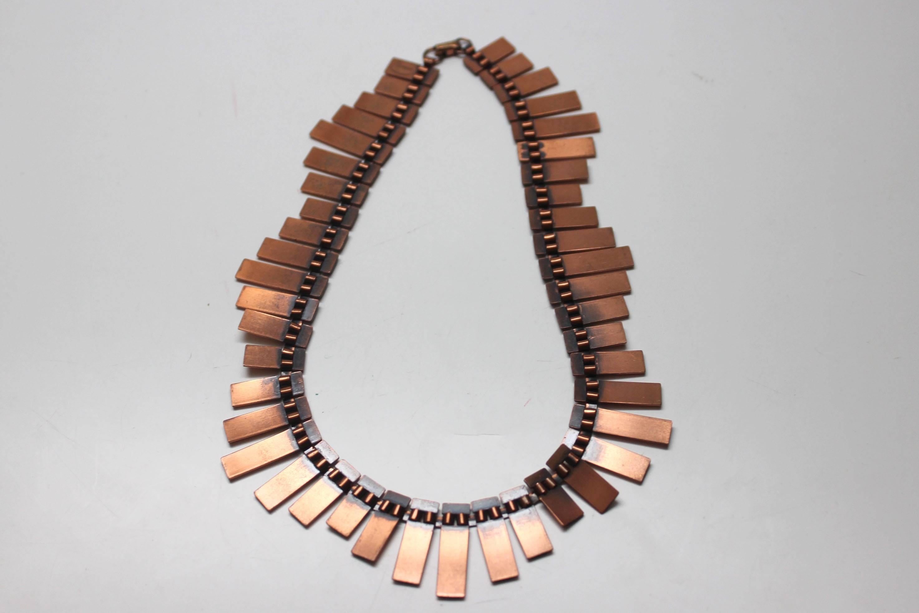 renoir copper necklace