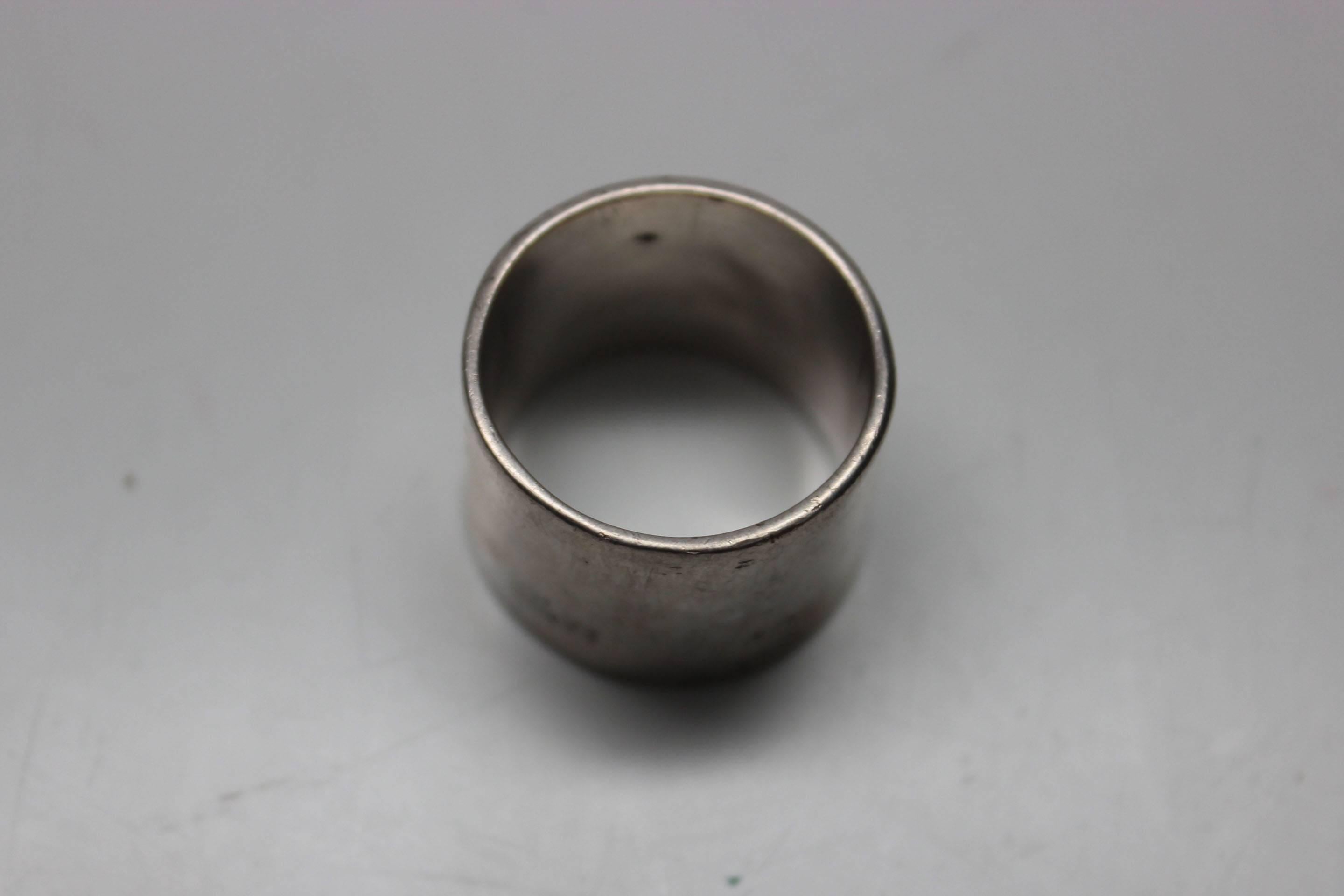Vass Ludacer Sterling Union Jack Ring In Excellent Condition In New York, NY