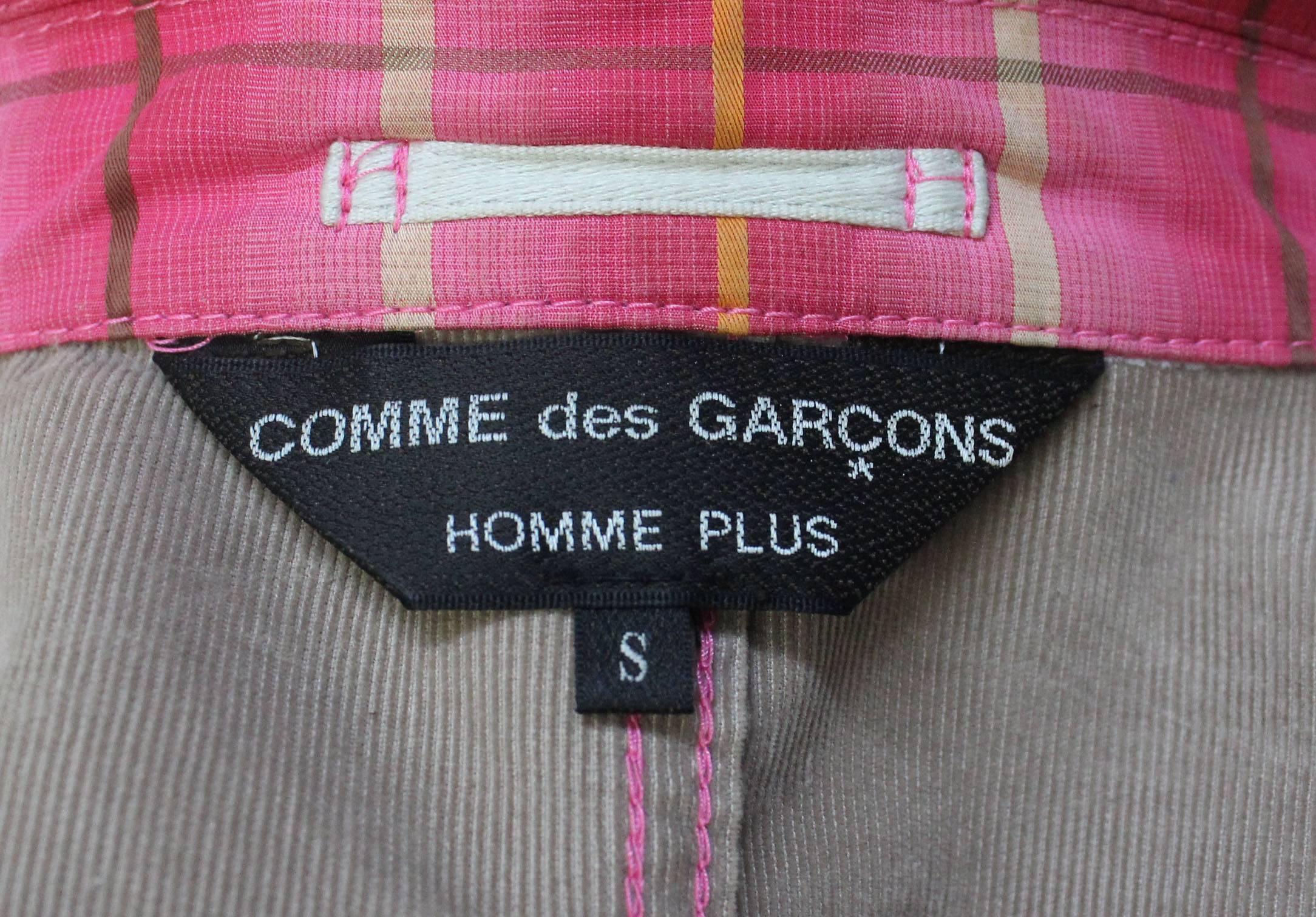 Comme Des Garcons Homme Plus Pink Plaid Jacket 1