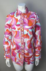 Classic Pucci Print Cotton Blouse