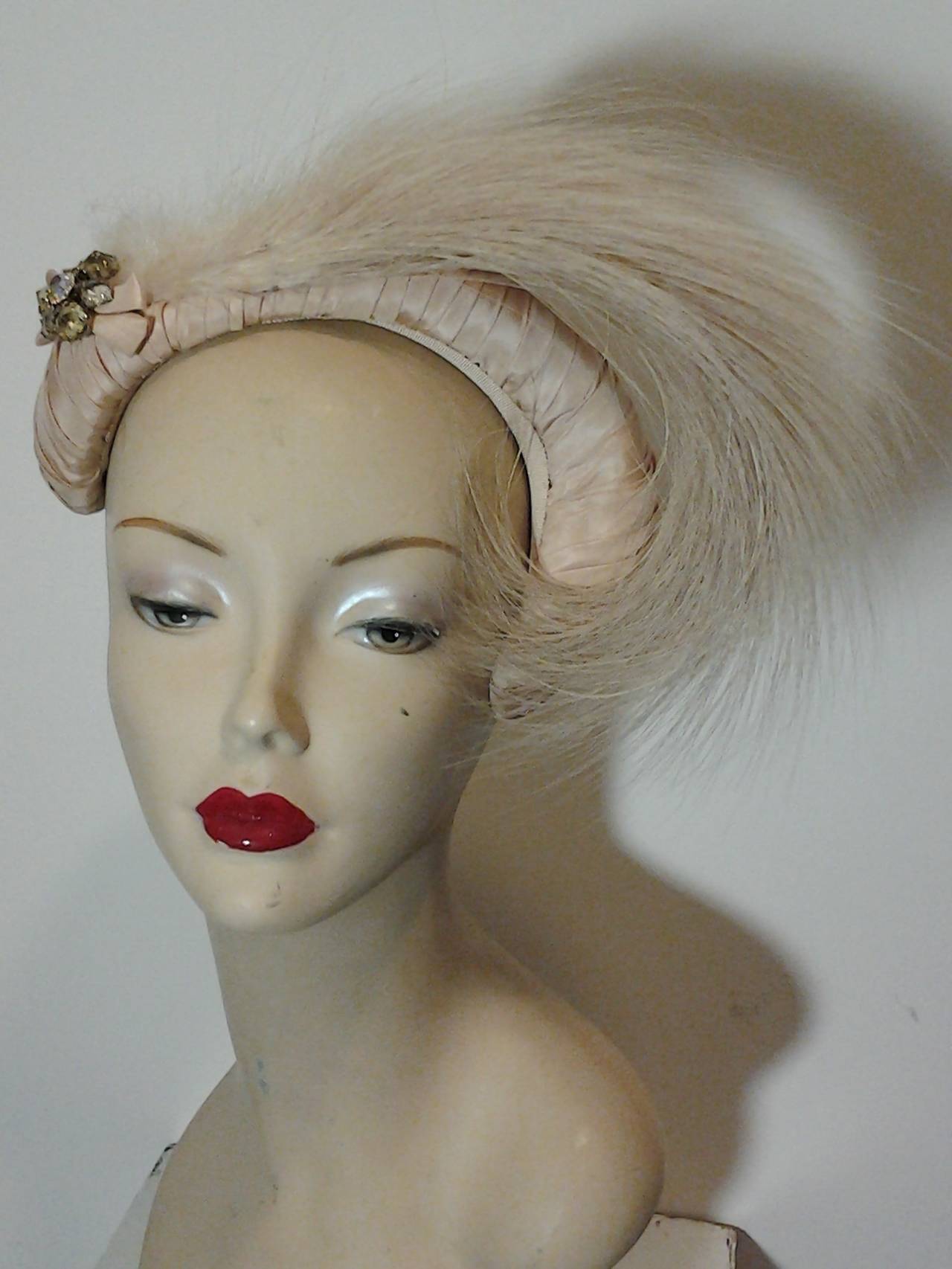 french feather hat