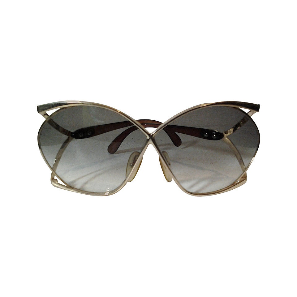 1970s Christian Dior Spectacular Gradient Lens Sunglasses