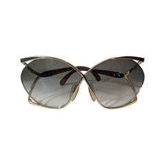 1970s Christian Dior Spectacular Gradient Lens Sunglasses