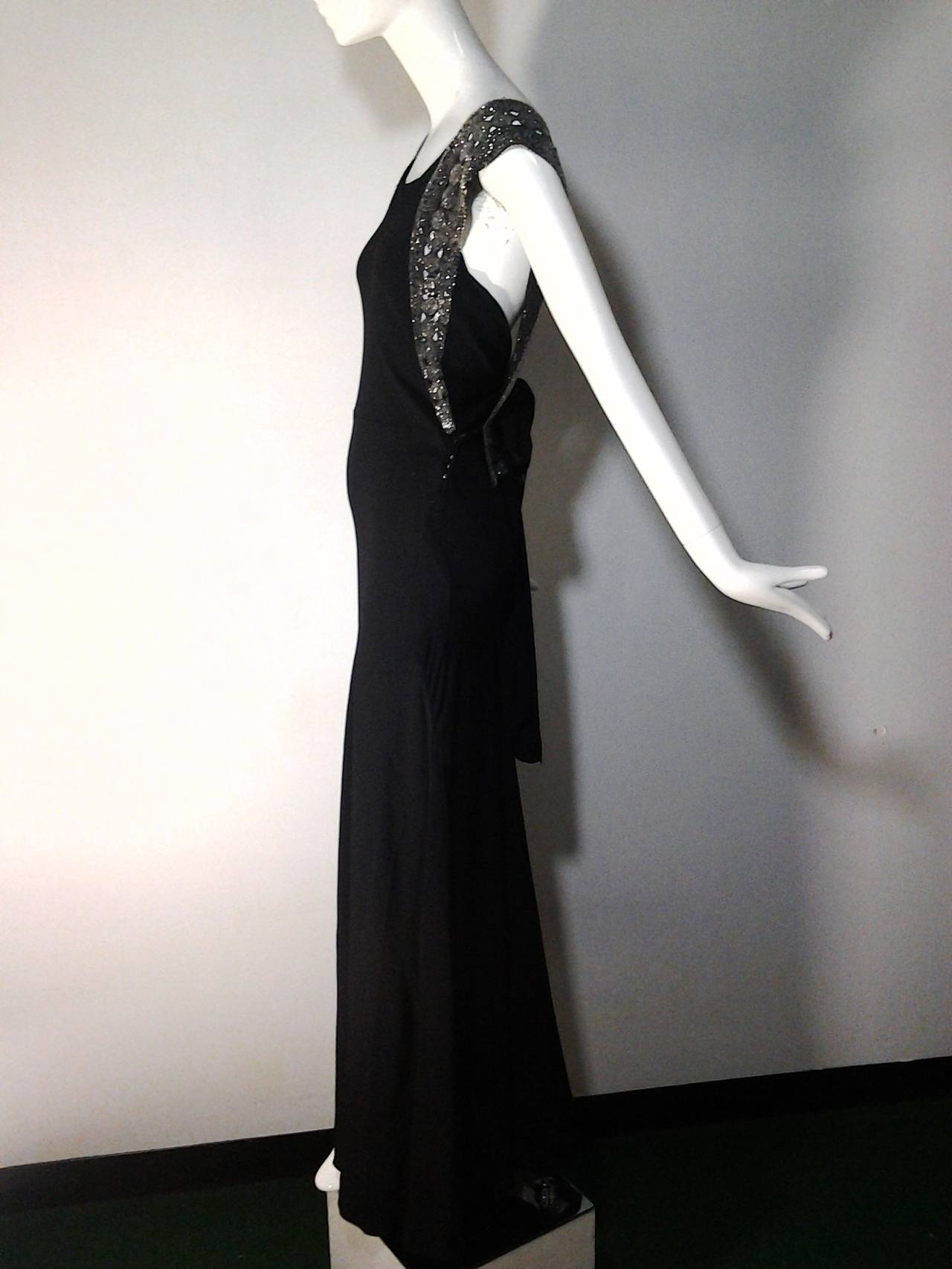 1930's evening gown