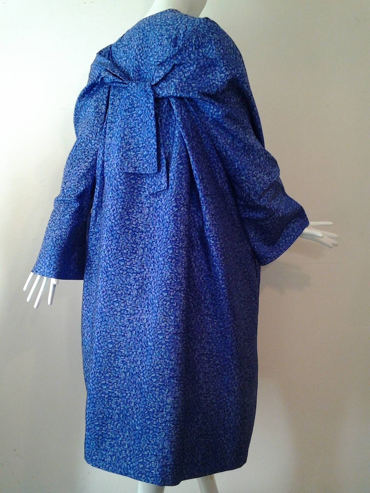 Women's 1950s Hattie Carnegie Silk Dress and Coat Ensemble - Owned By Ginger Rogers