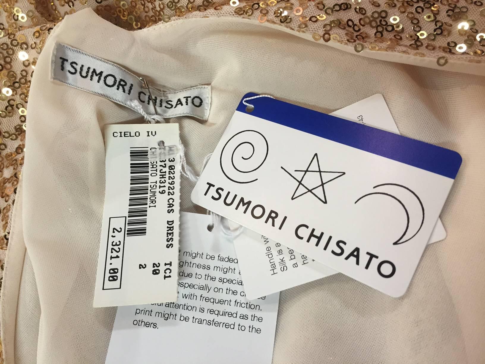 Tsumori Chisato Hand-Painted Sequined Tunic  4