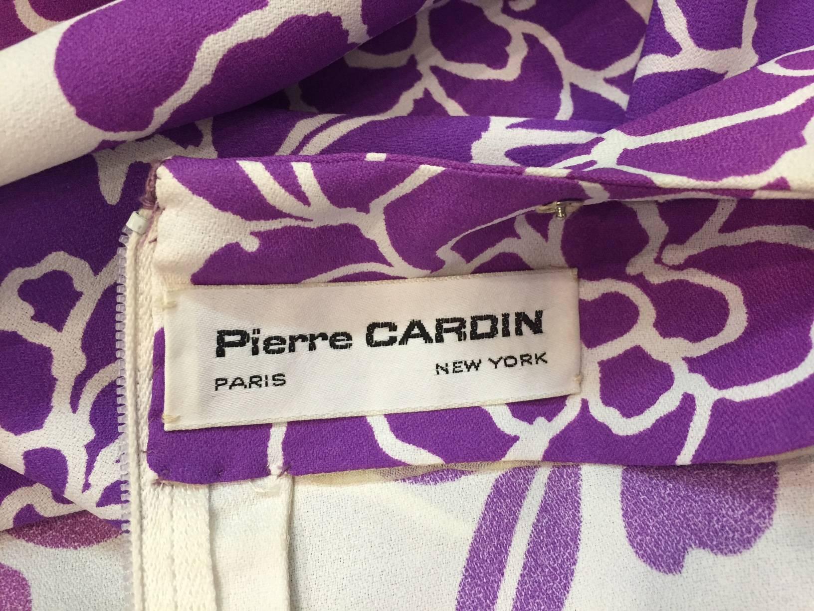 1960s Pierre Cardin 4-Piece Tropical Print Hot Pants, Tunic, Bandeau & Belt 1