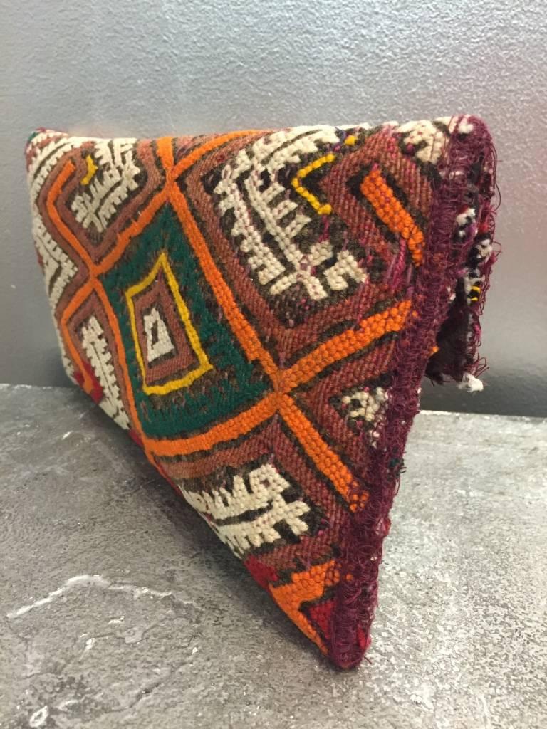 Moroccan Antique Textile Clutch  In Excellent Condition In Gresham, OR