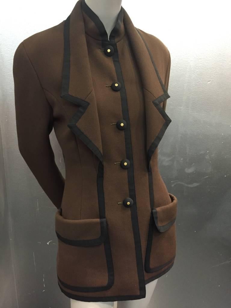 brown chanel jacket
