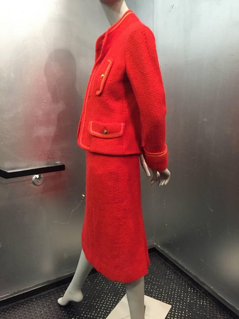 cardinal red suit