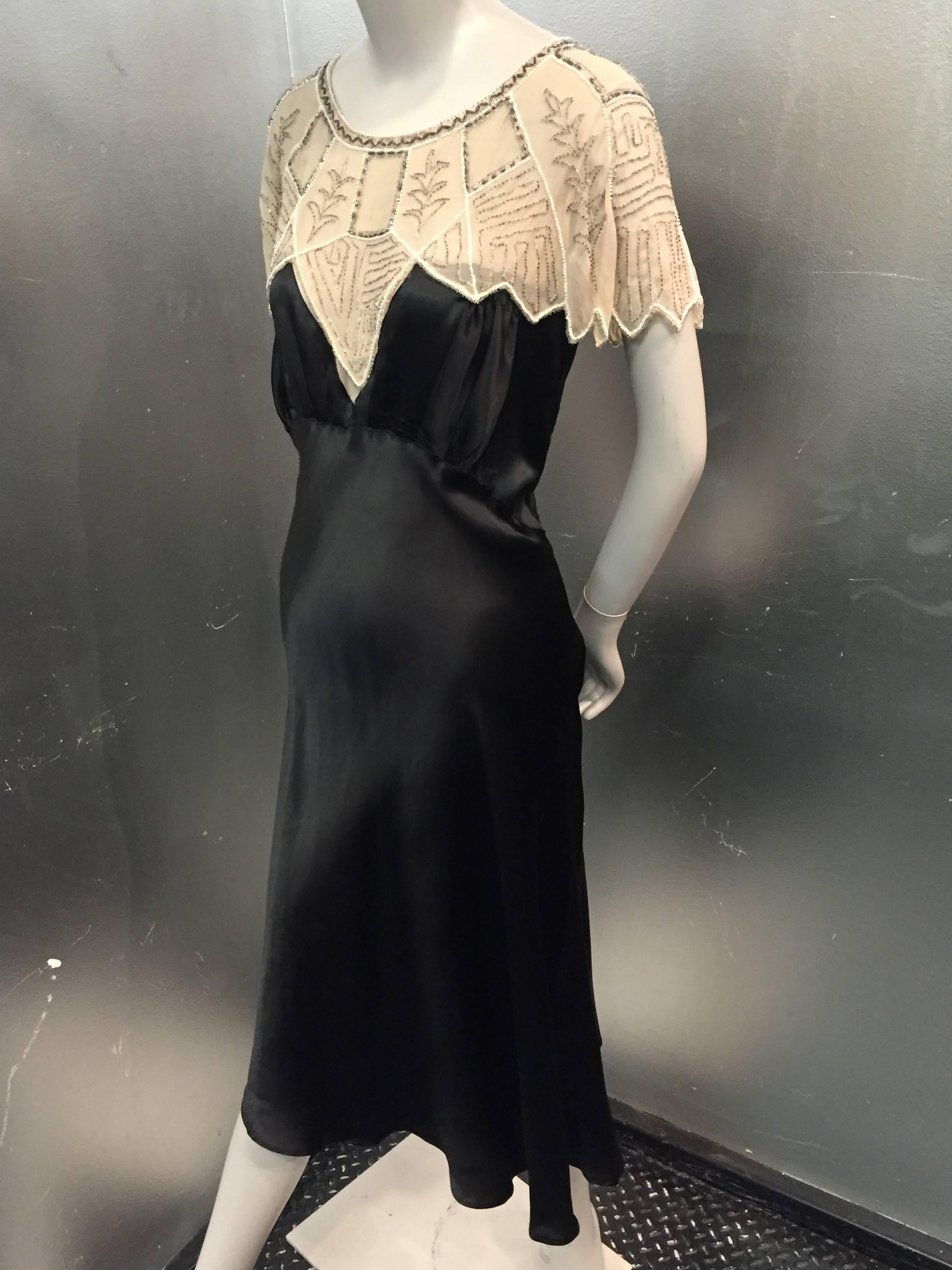 black gatsby style dress