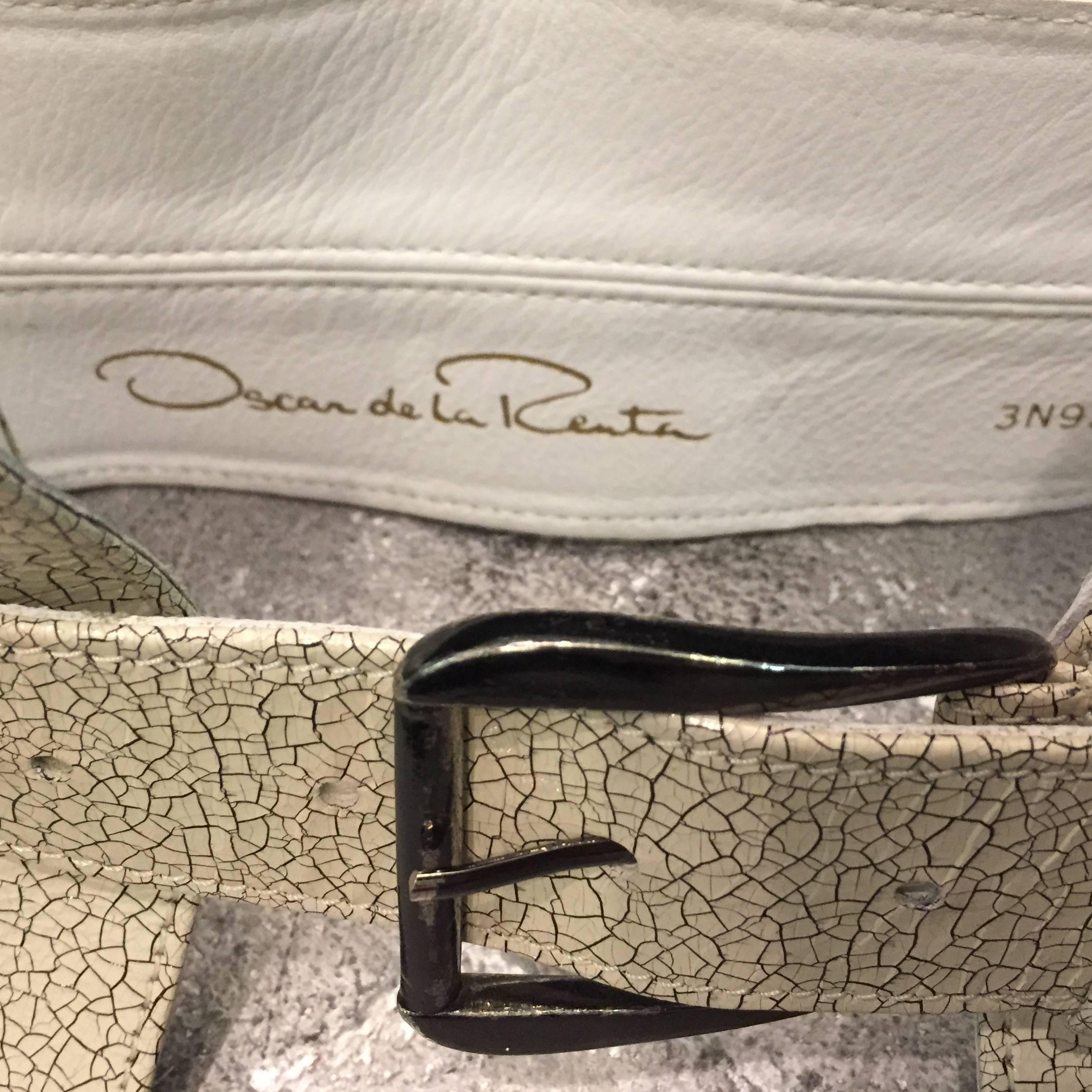 oscar de la renta bow belt