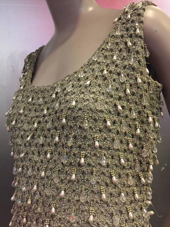 crochet evening gown