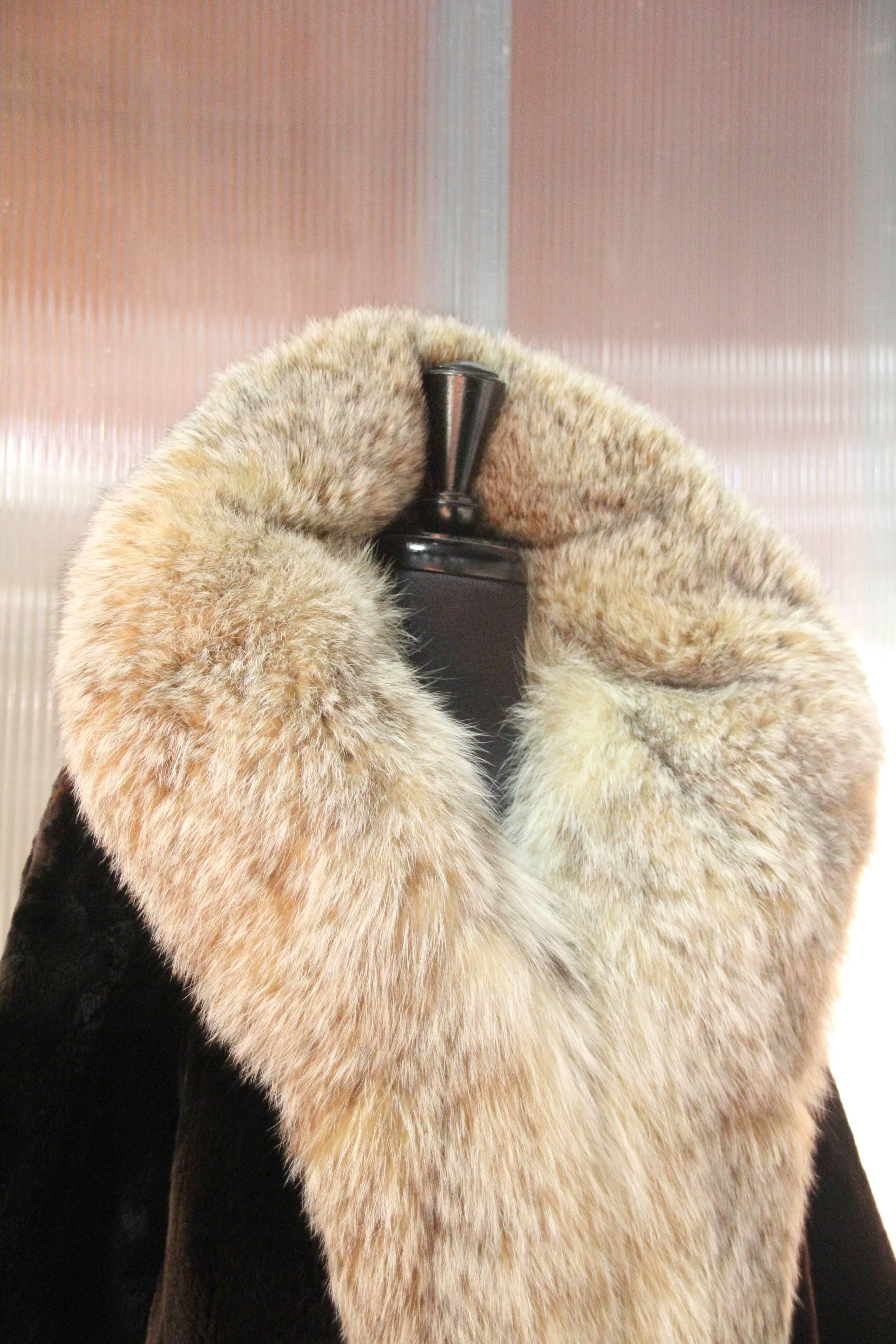 plush lynx coat