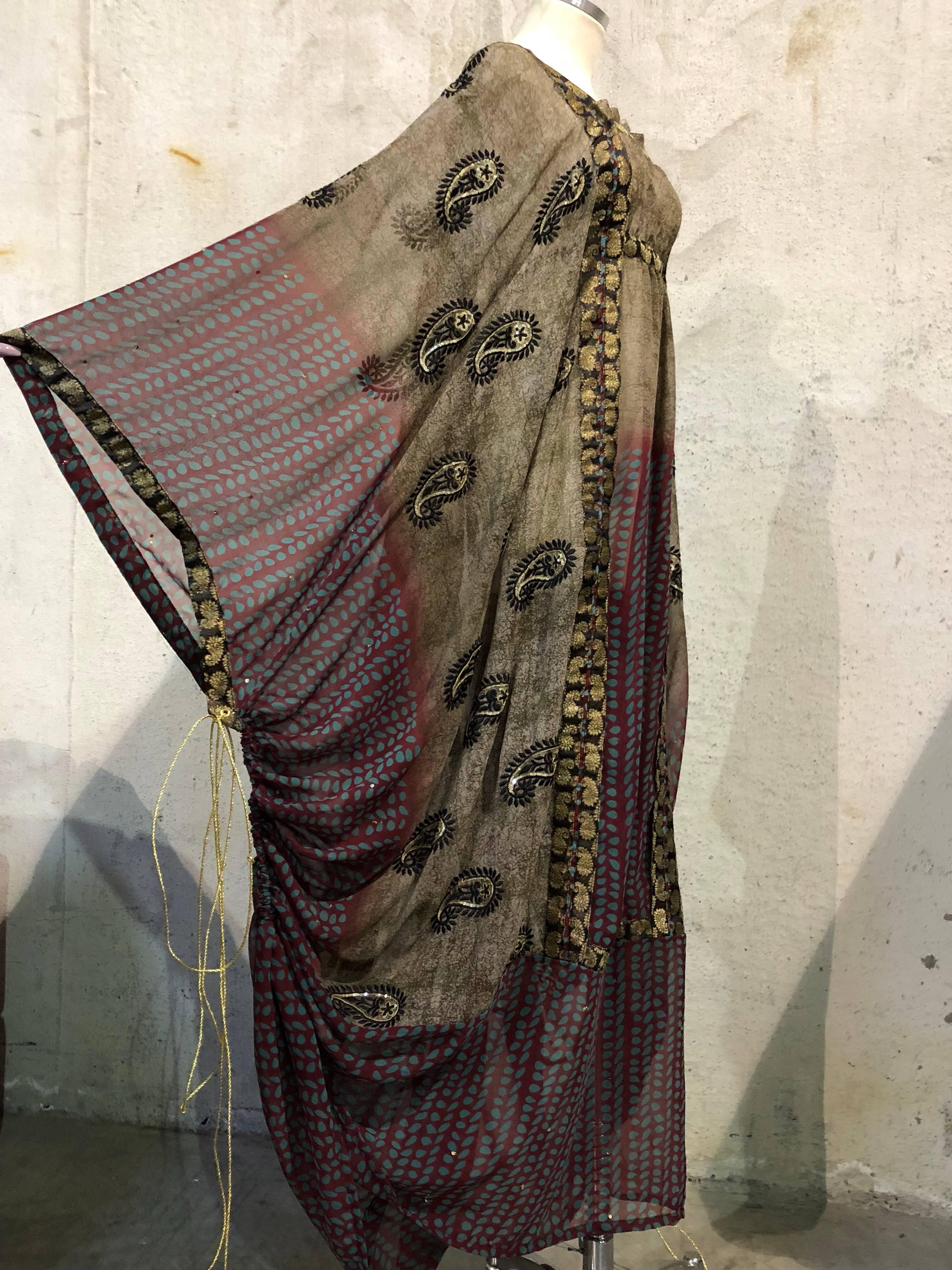 dresses made from sari fabric