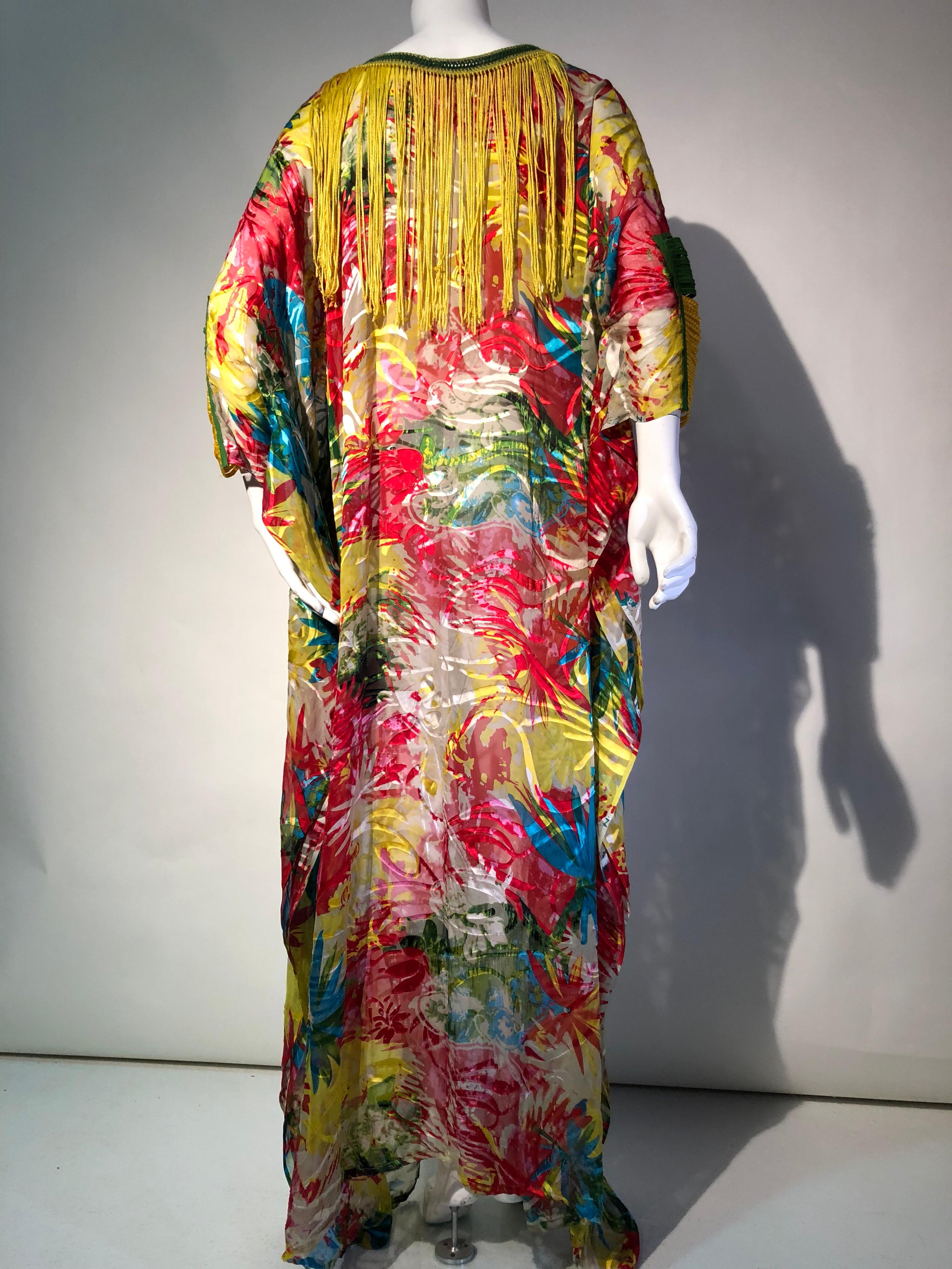 70s style kaftan dress