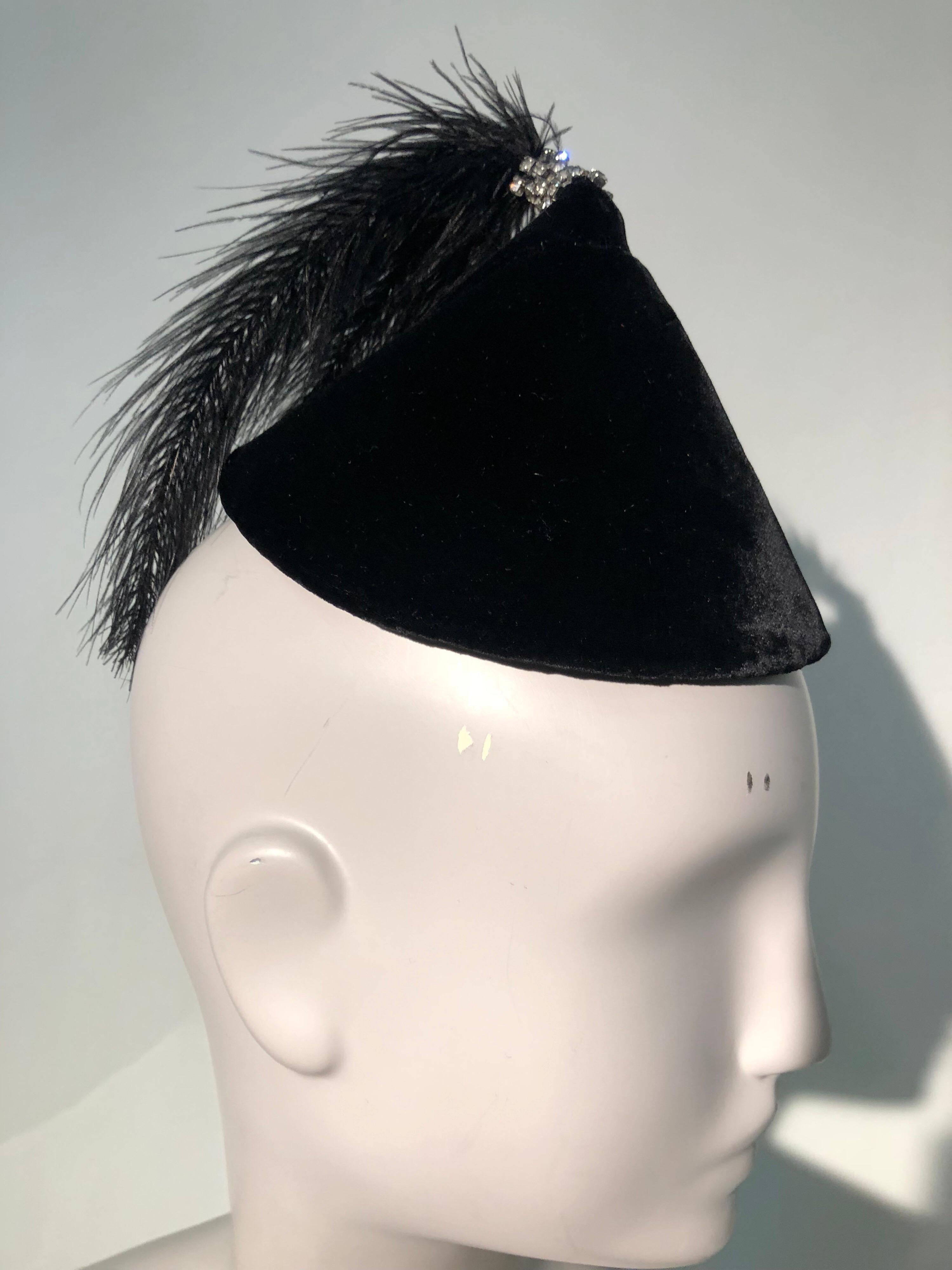 egret feather hat