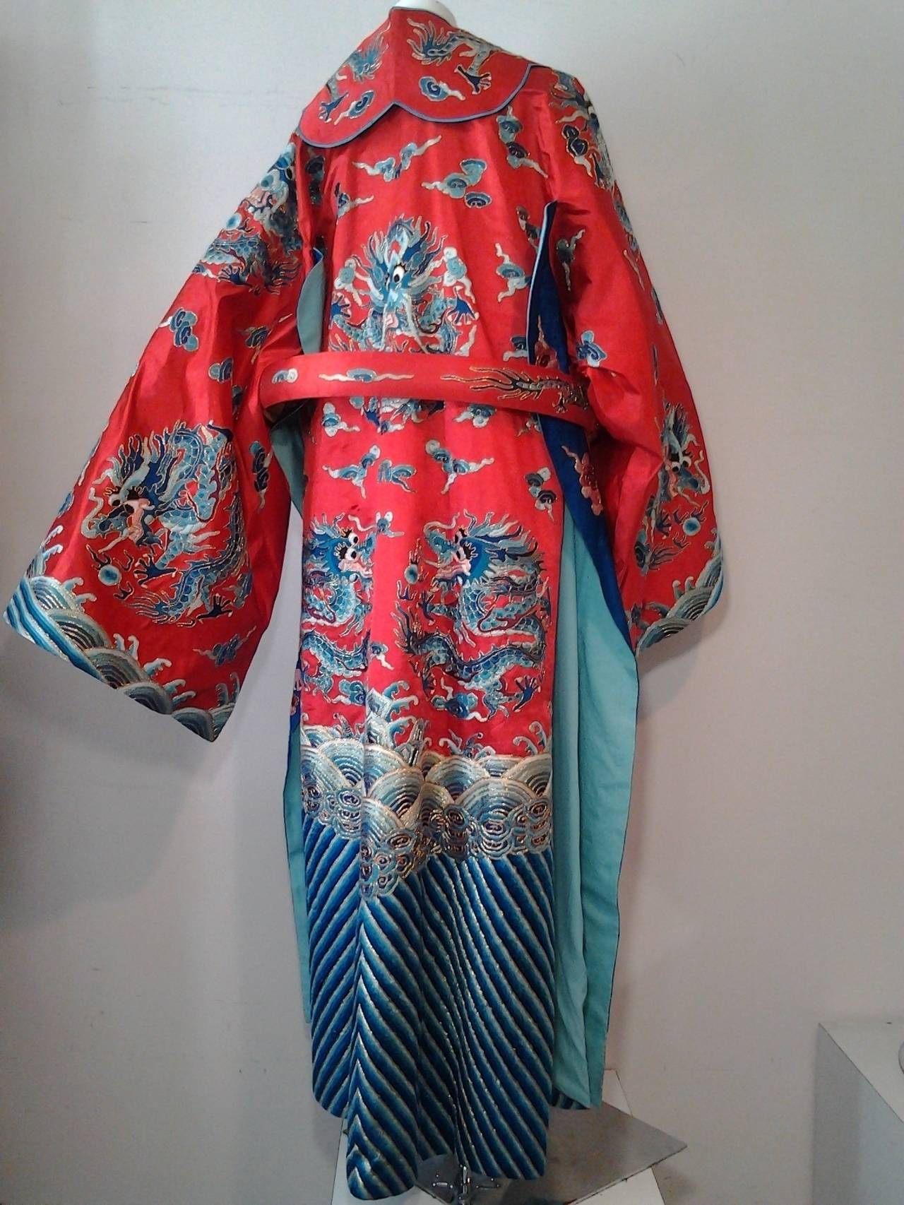 red chinese robe