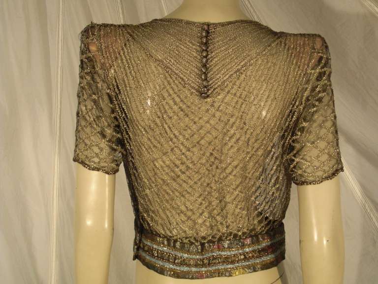 art deco blouse