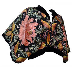Vintage 1930s Spanish Embroidered "Butterfly" Shaped Blouson