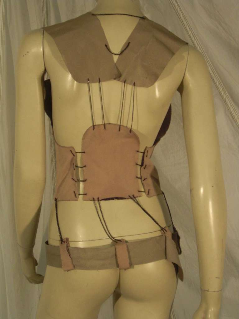 Gaultier Deconstructed Military Style Vest In Excellent Condition In Gresham, OR