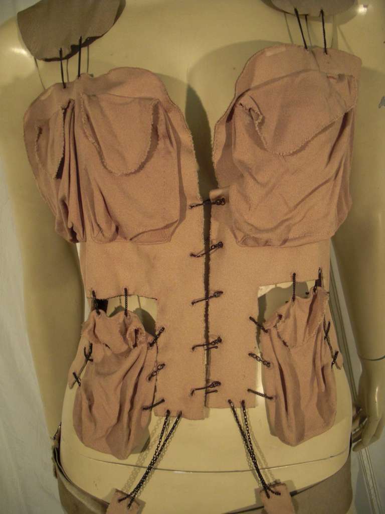 Gaultier Deconstructed Military Style Vest 2