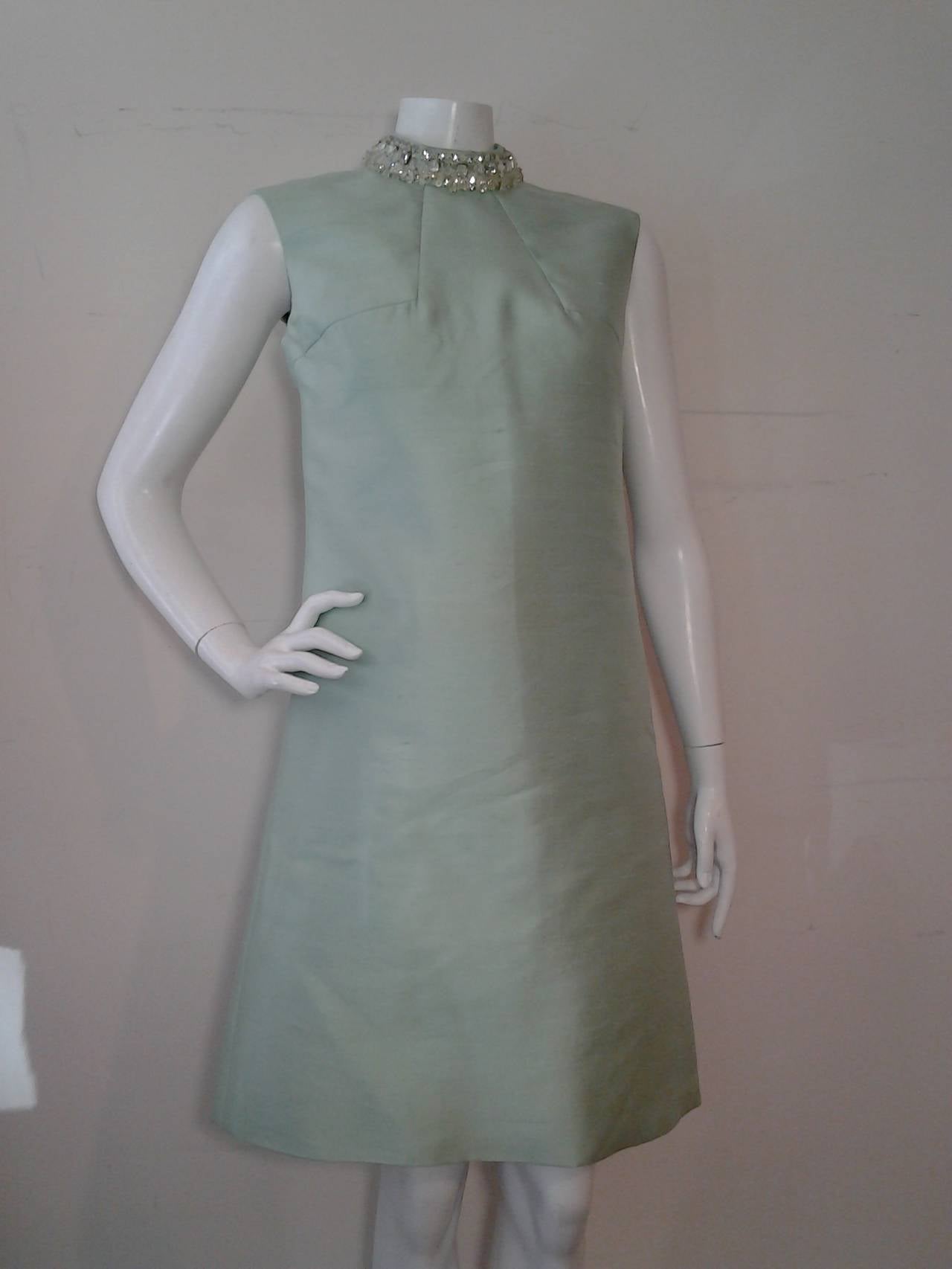 1960s Mr. Blackwell 2-Piece Ensemble with Jeweled Neck 3