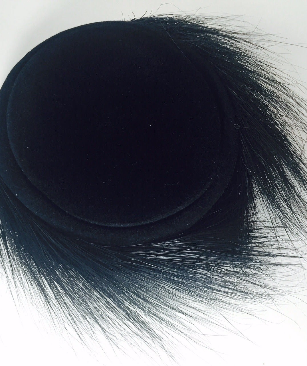 egret feather hat