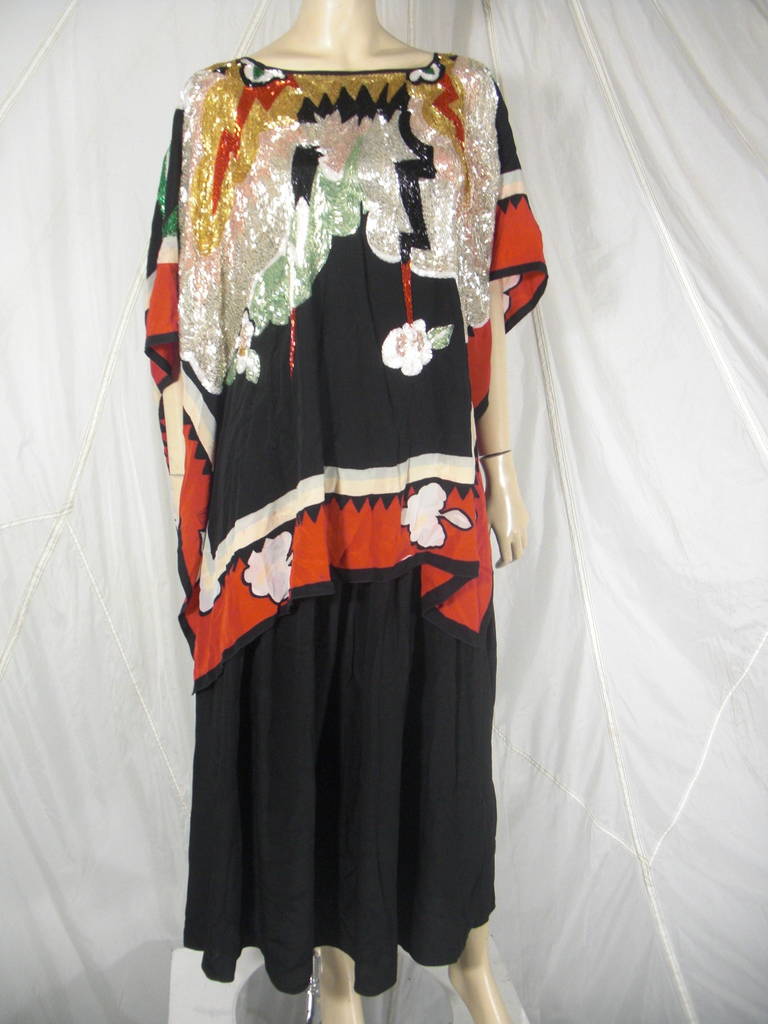 Michaele Volbrach Beaded Wearable Art 2 Piece