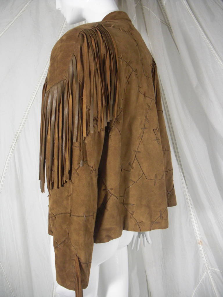 indian fringe jacket