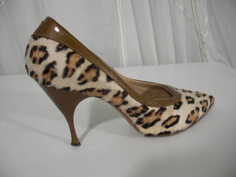 leopard stilettos